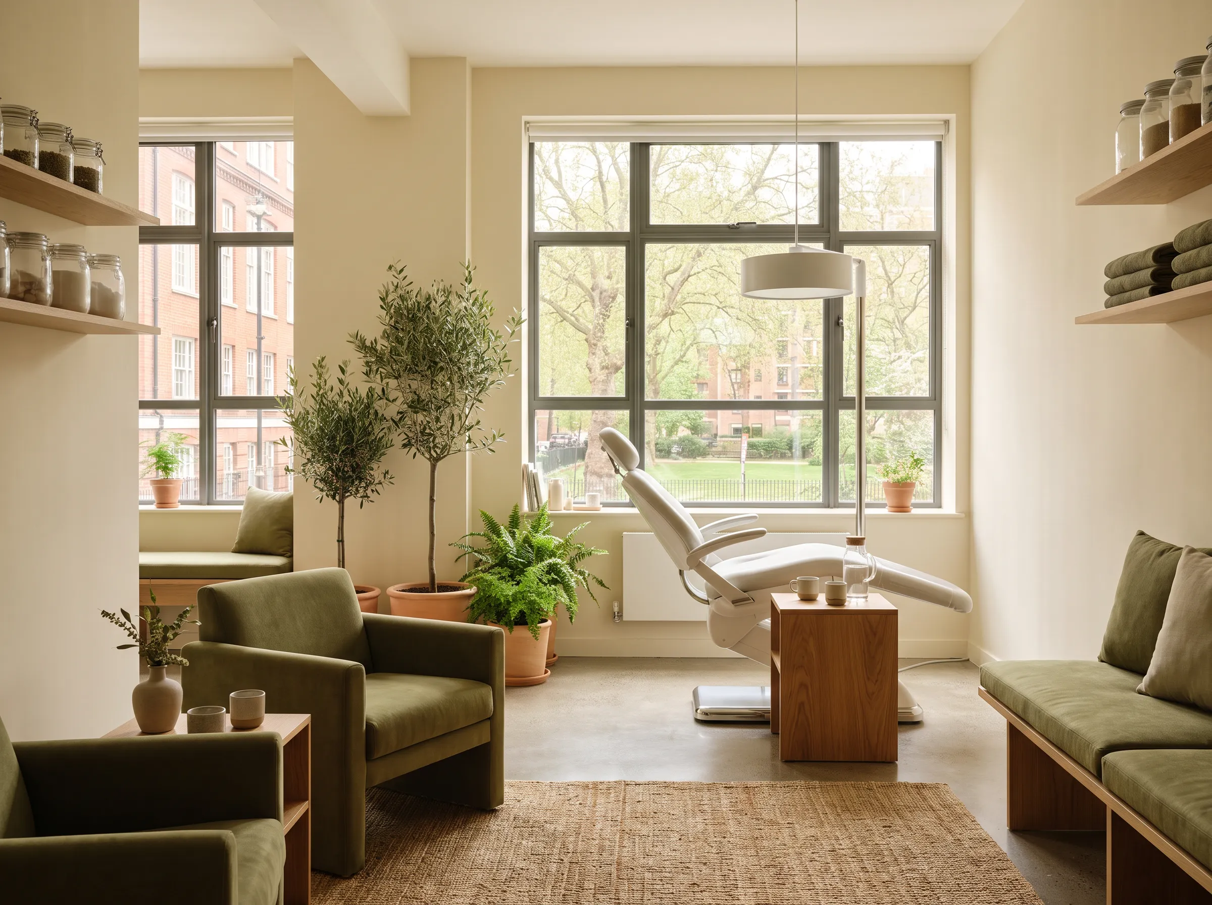 Lumezza — Behandlungsraum mit Fenster